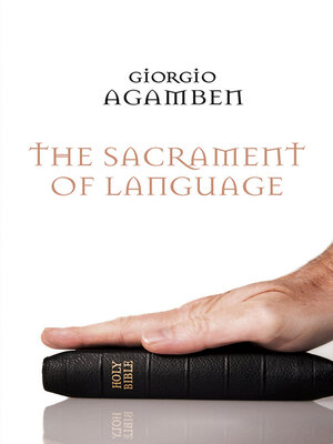 cover image of The Sacrament of Language